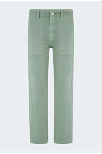 analeigh trouser in sulfur faded moss
