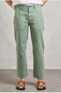 analeigh trouser in sulfur faded moss