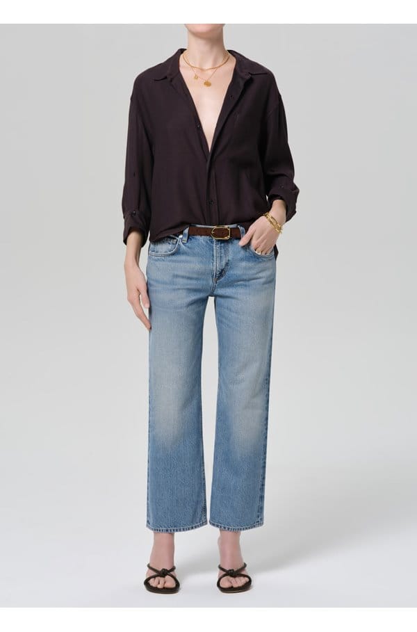kayla shirt in brown