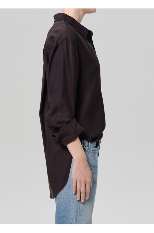 kayla shirt in brown