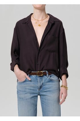 Kayla Shirt in Brown