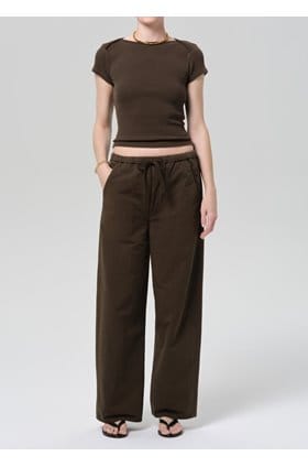Aurora Pull On Pant in Moss