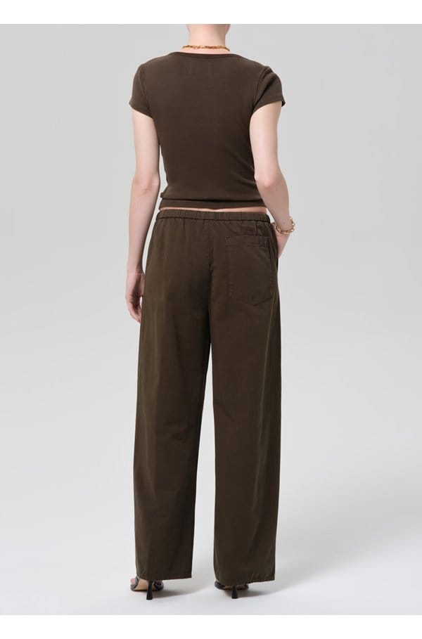 aurora pull on pant in moss