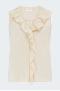 casara top in oysterette