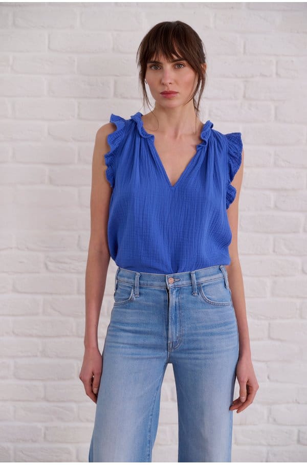 bex top in nautical blue