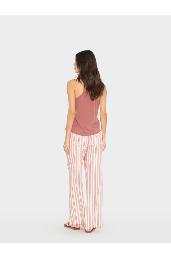 joseph pant in dusty pink stripe