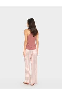joseph pant in dusty pink stripe