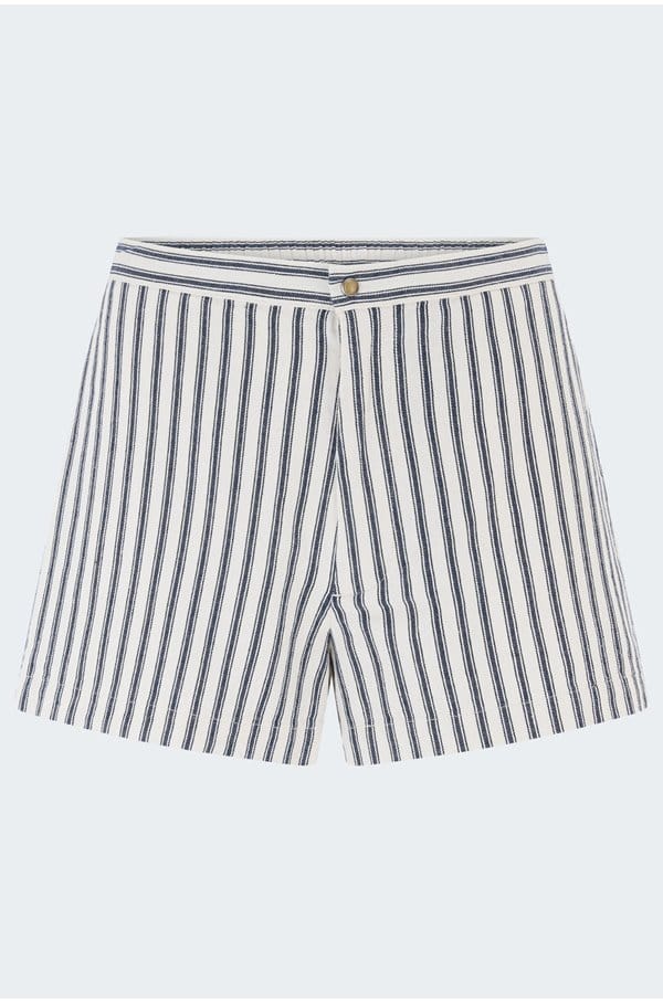 zane short in blue stripe