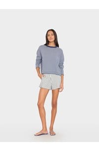 zane short in blue stripe