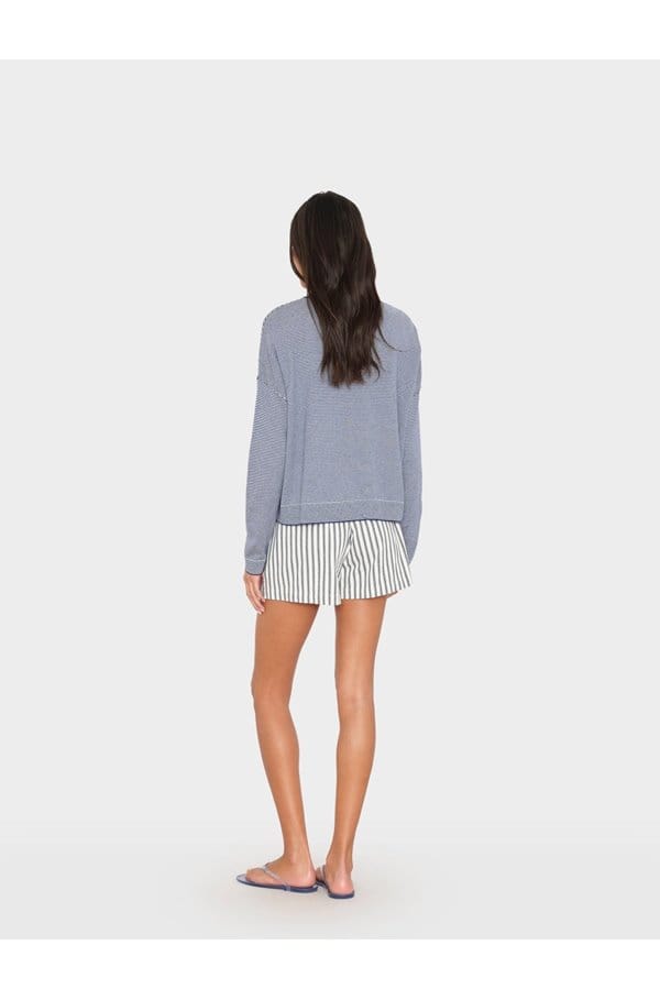 zane short in blue stripe