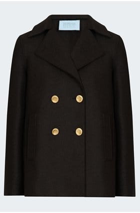 Peacoat in Dark Brown