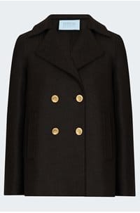 peacoat in dark brown
