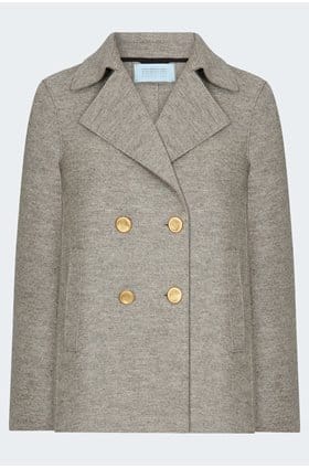 Peacoat in Natural Casha