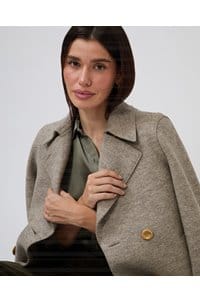 peacoat in natural casha