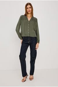 cadence top in washed olive