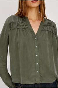 cadence top in washed olive