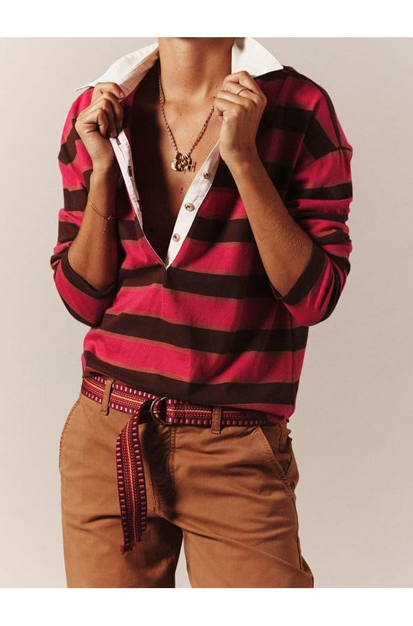 troy top in chocolate cherry