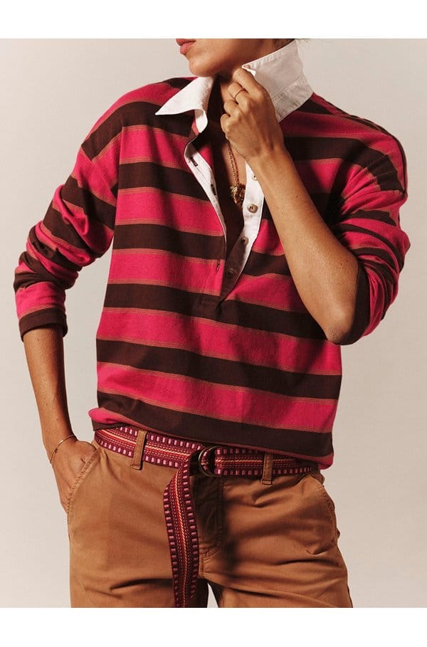 troy top in chocolate cherry