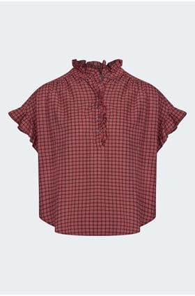Brie Top in Cocoa Berry