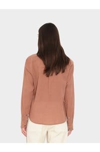 bowie shirt in ginger brown