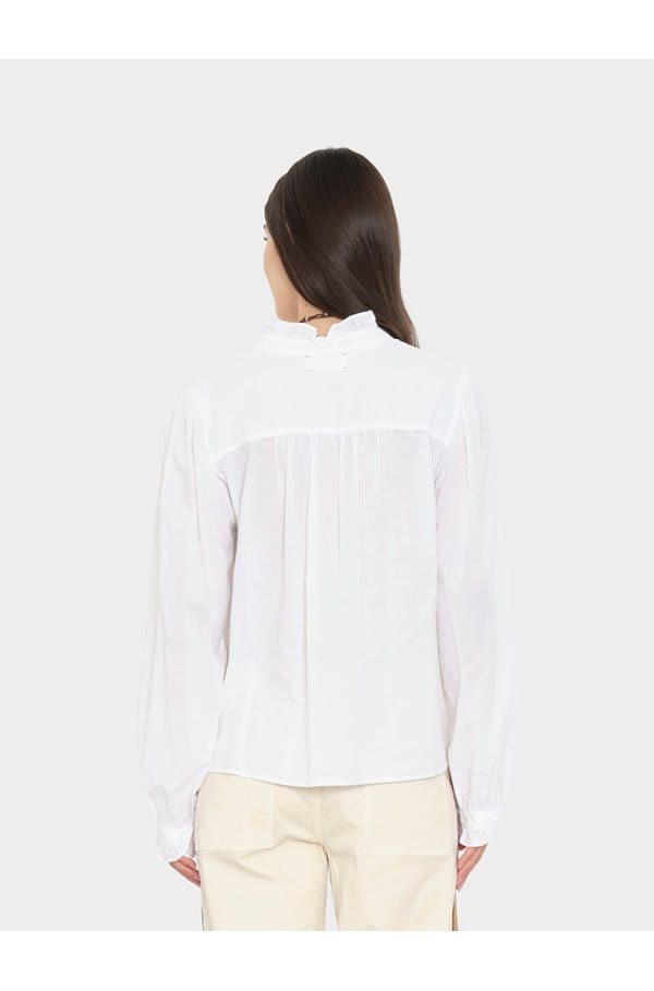 dorien top in white