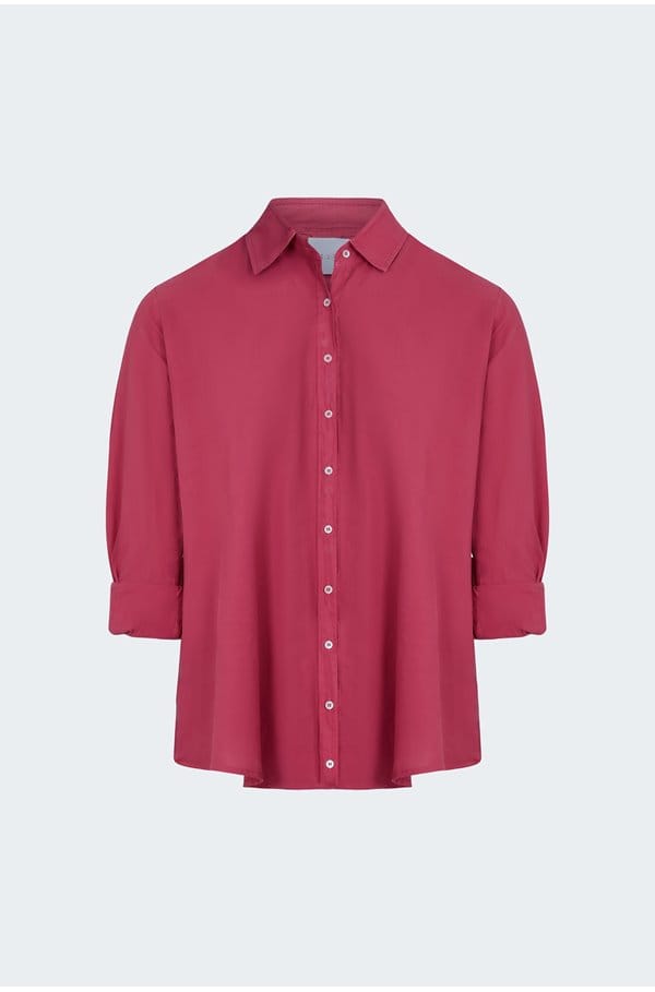 xirena beau shirt in crimson