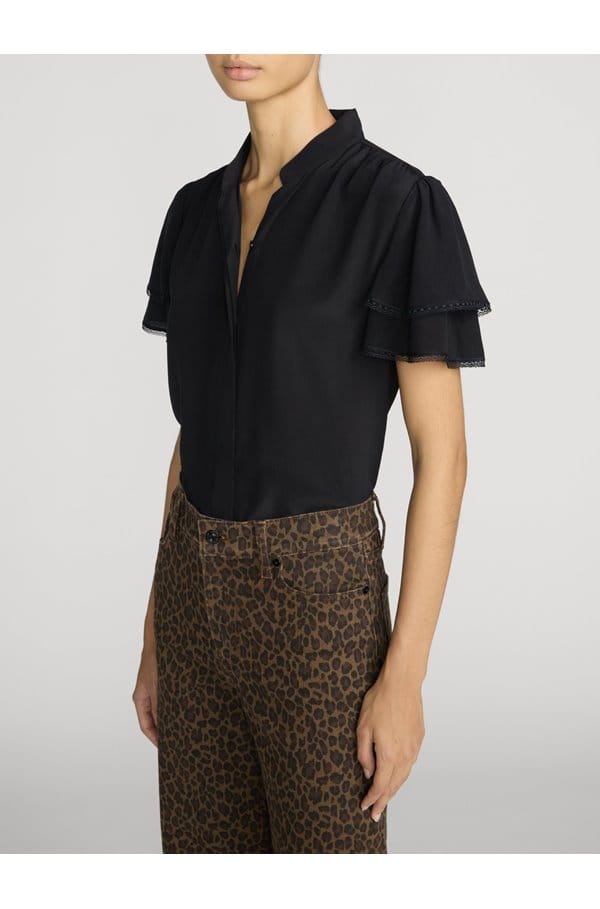 arcadia blouse in black