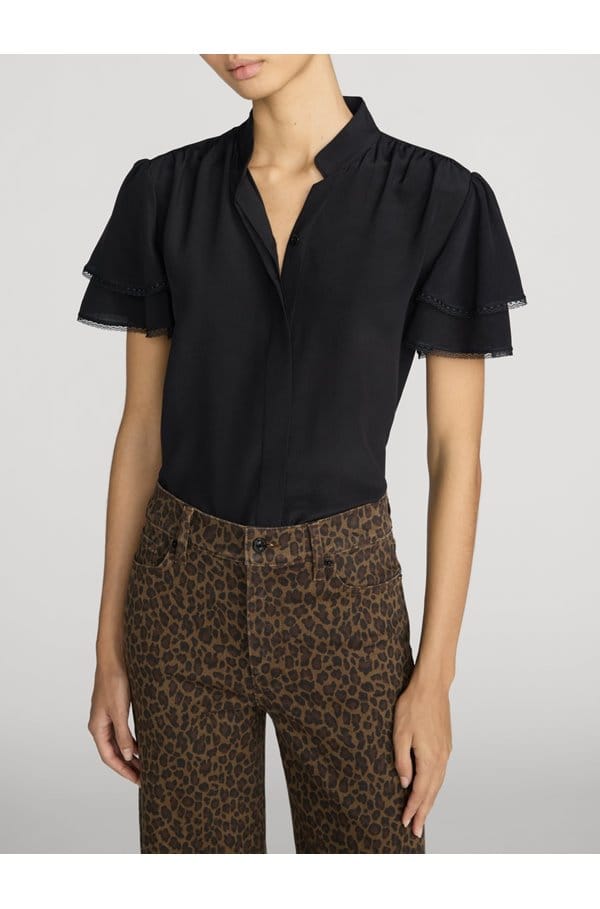 arcadia blouse in black