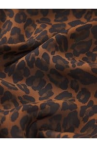 gillian top in light leopard multi