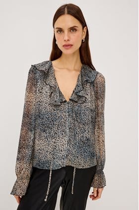 Becky Top in Agate