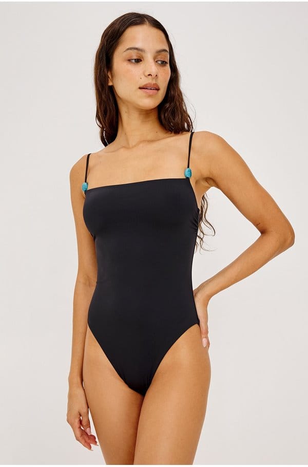 marbella one piece in black