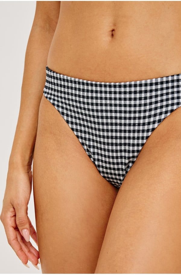 corsica bottoms black and white gingham