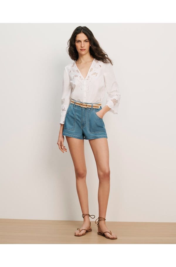 suniva top in white