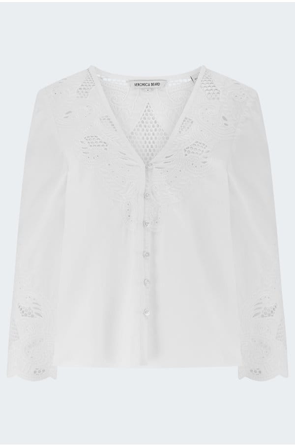 suniva top in white