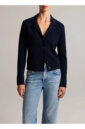 Double Faced Cardi in Coastal