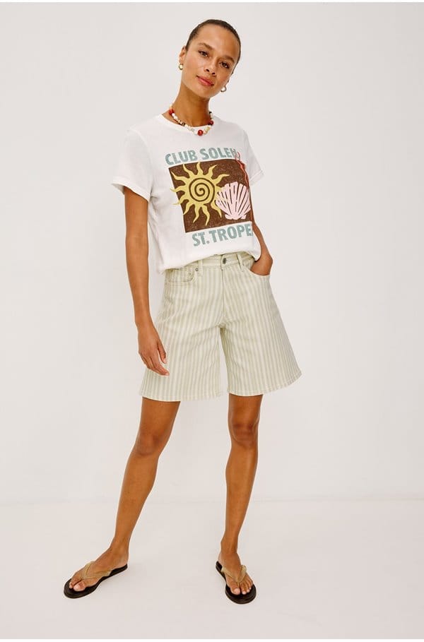 classic crew tee in san tropez