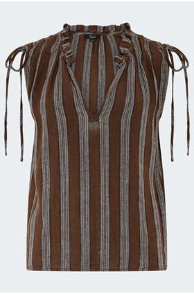 Sosa Top in Oak Stripe
