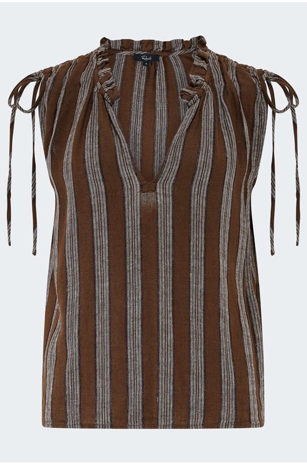 sosa top in oak stripe