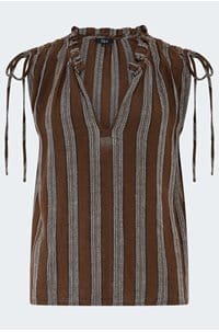 sosa top in oak stripe