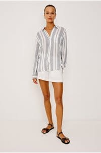 charli shirt in salino stripe