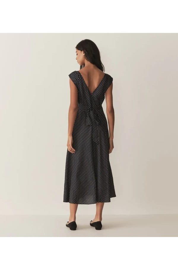 tahlia dress in hepburn dot