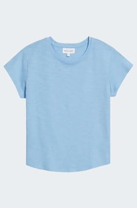 Baby Crew Tee in Tidal Blue