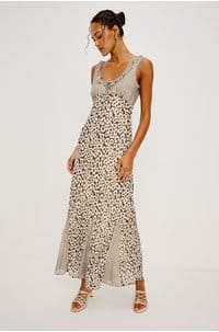  dahlia dress in espresso daisy gingham mix