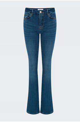 le mini boot jean in poe