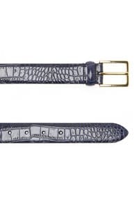 snake belt in navy