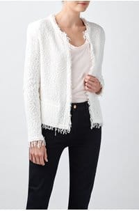 shavani jacket in white