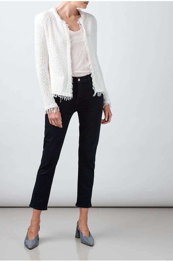 shavani jacket in white