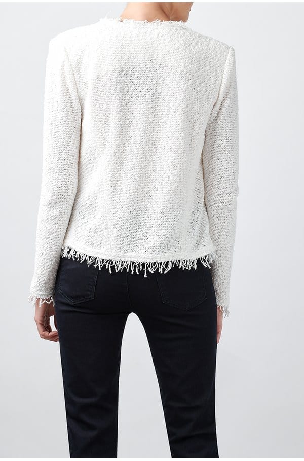 shavani jacket in white