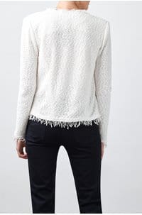 shavani jacket in white