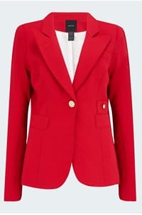 classic duchess blazer in red